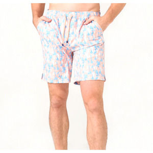 Peter Millar Seaside Flamingo Frontier Swim Trunks 2XL